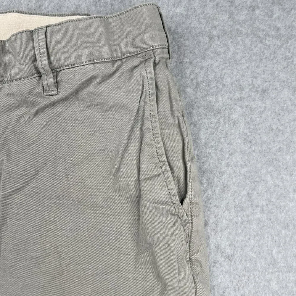 Faherty Shorts Mens 33 Gray Chino Outdoor Stretch Beach Casual Men *31 SEE